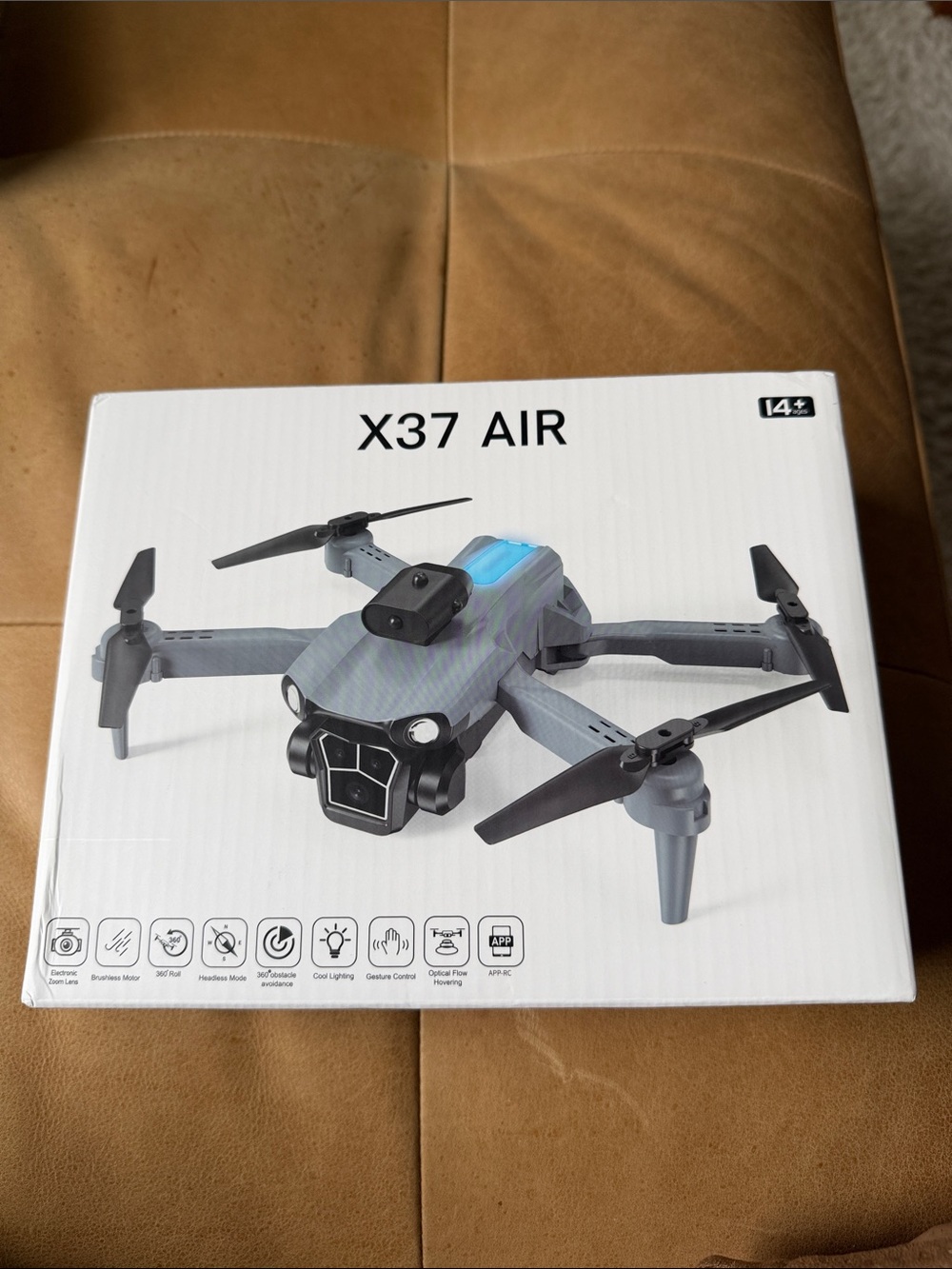 X37 Air Foldable Drone with Camera - Gray